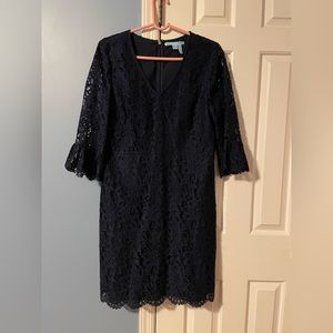 DraperJames dress in navy lace